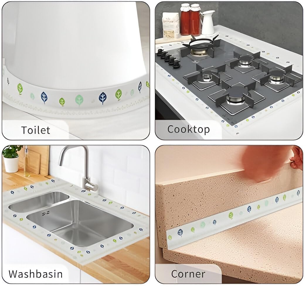 شريط عزل وتزيين لحواف المطبخ والحمام
