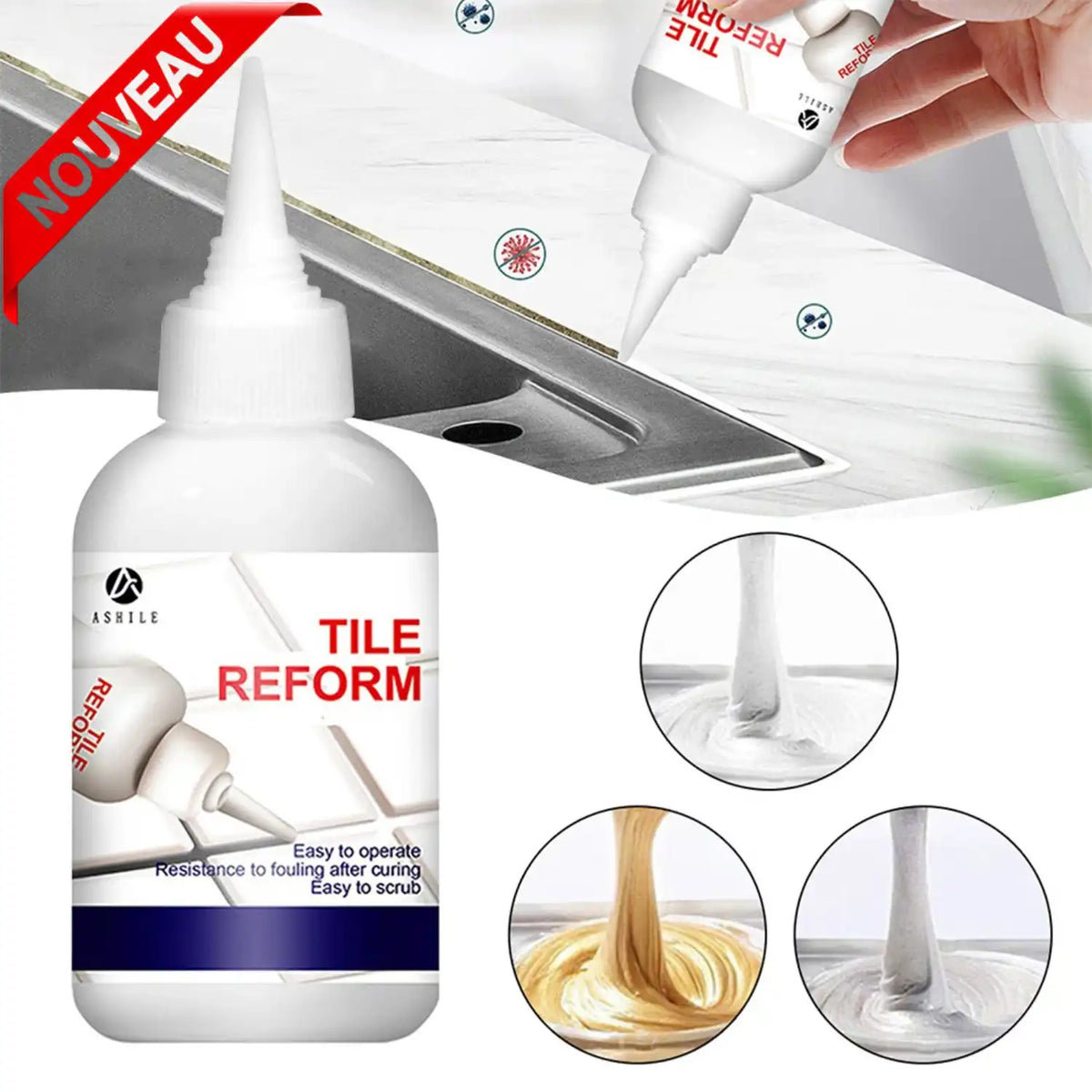 سائل ترميم فواصل البلاط Tile Reform